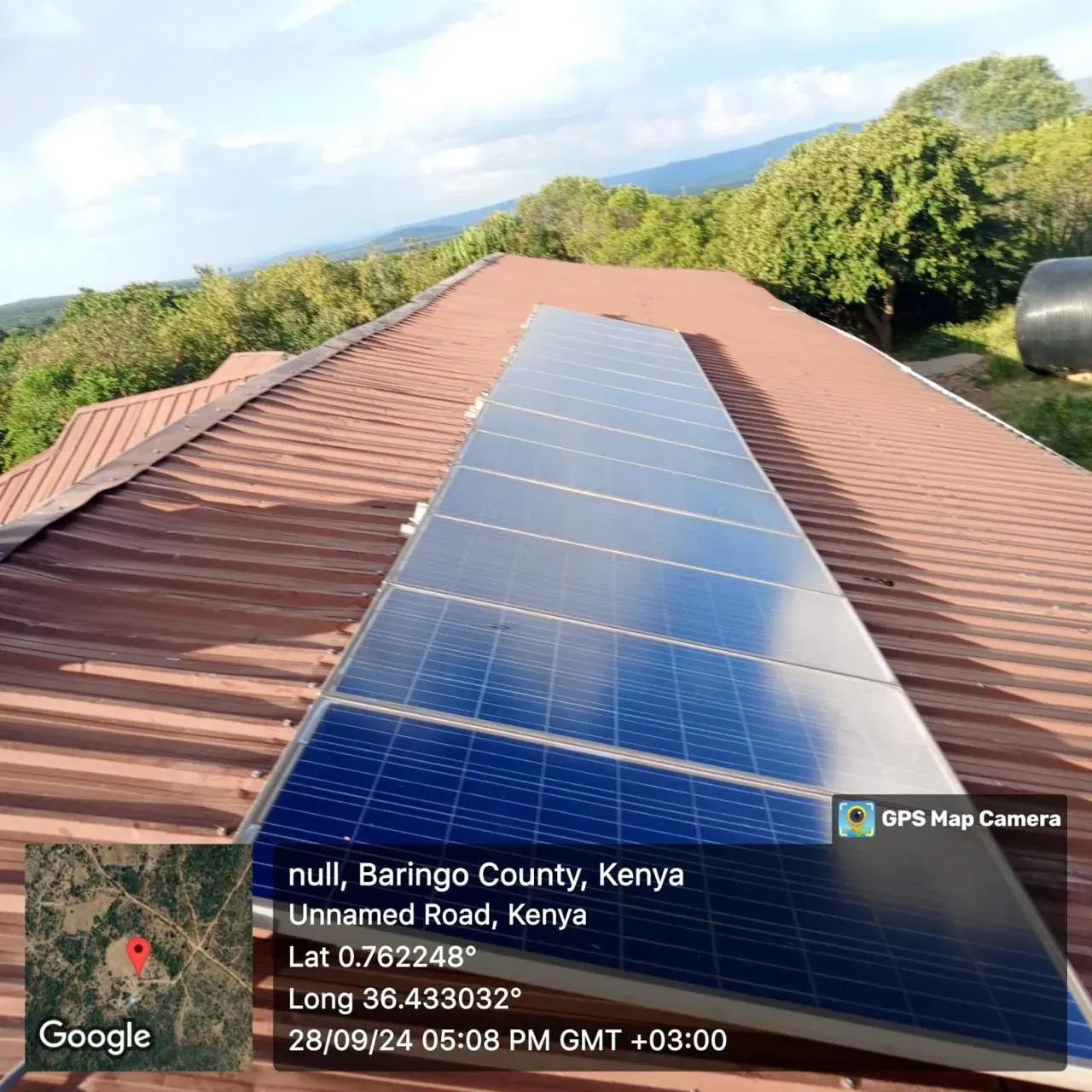 Solar installation at Baringo school — REREC project
