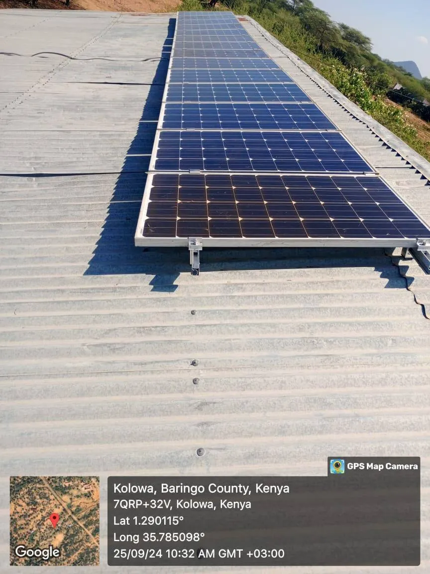 Solar installation at Kolowa school — REREC project