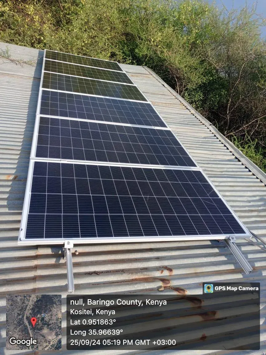 Solar installation at Kositei school — REREC project