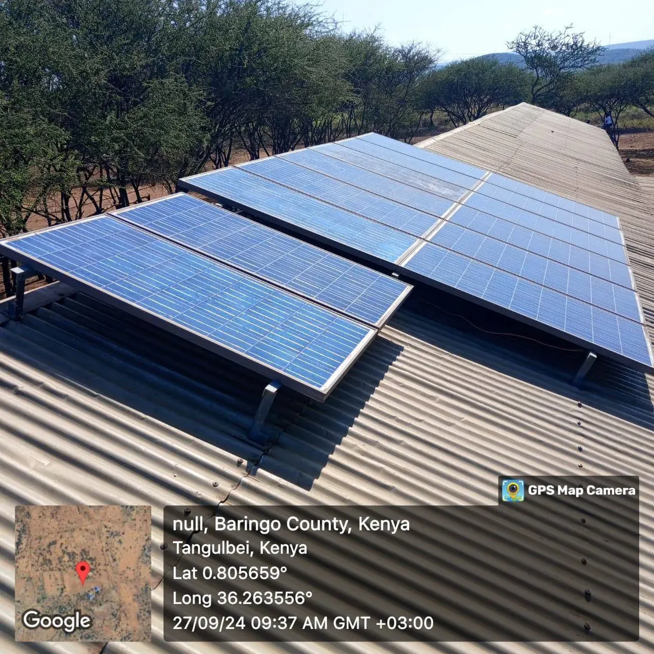 Solar installation at Tangulbei school — REREC project